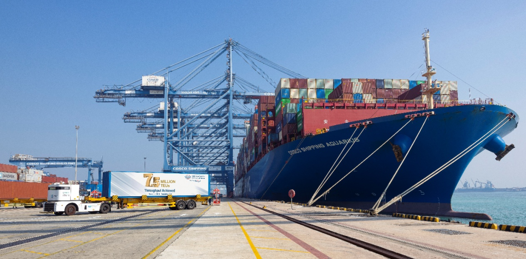 中远海运港口阿布扎比码头，迎来重要里程碑